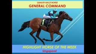 GENERAL COMMAND Horse Highlight 3rd June 2023 Singapore Race Day