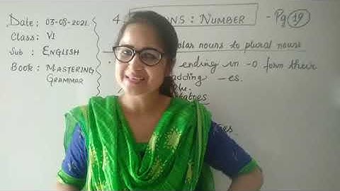 CLASS VI ENGLISH 03-08-2021 by Ms. Shweta Shukla