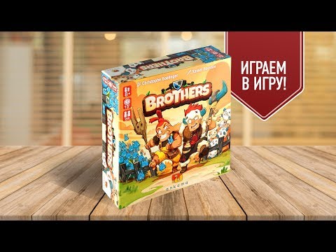ВО ЧТО ПОИГРАТЬ ВДВОЁМ? Настольная игра «БРАТЬЯ»! // "Brothers" board game