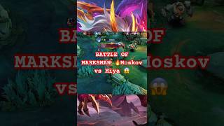 2-0 MOSKOV 🥇 Moskov vs Miya 🔥 #mobilelegends #mlbb