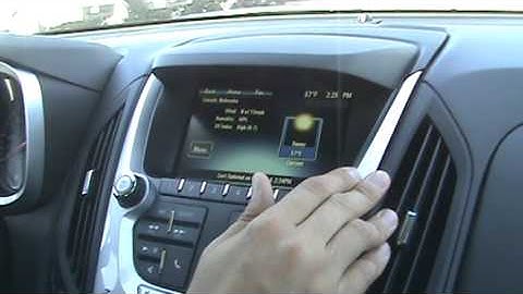 Radio and Navigation System in a 2013 Chevy Equinox