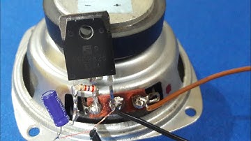Simple Audio Amplifier (using single transistor)