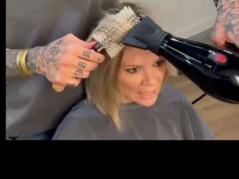 Long bob tutorial#Hairstyle #Haircut#trending #transformation