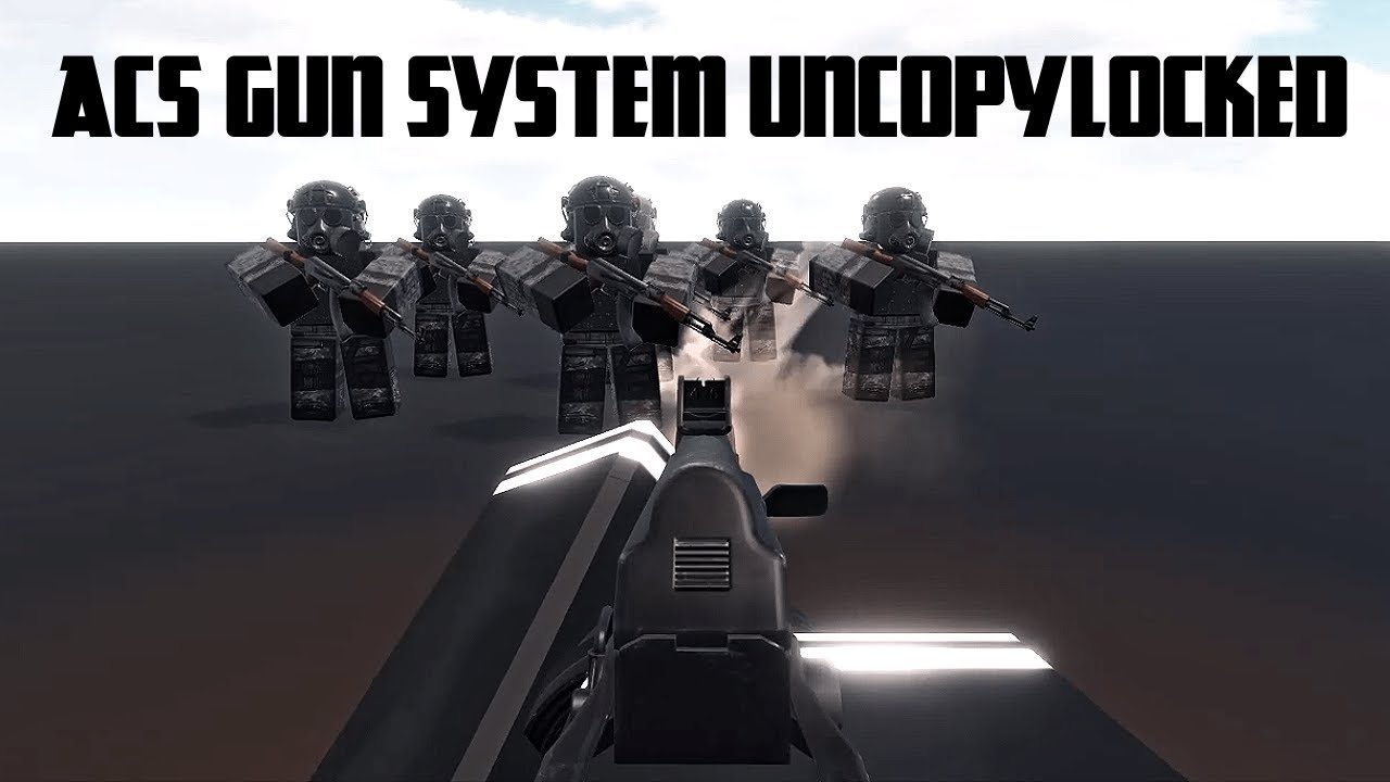 [FREE] ACS GUN SYSTEM ROBLOX STUDIO UNCOPYLOCKED - YouTube