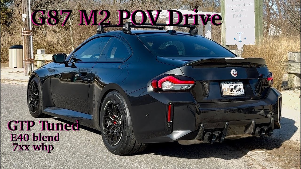 800HP G87 BMW M2 POV Drive - Crazy fast on E40! - YouTube