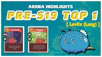 Antenna + Terror Chomp Top Player feat Lev0x (Lang) | Axie Infinity Arena