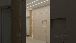 Modern Gypsum Ceiling and C Board TV Wall Design Concepts#falseceiling #interiordesign2025#cboard