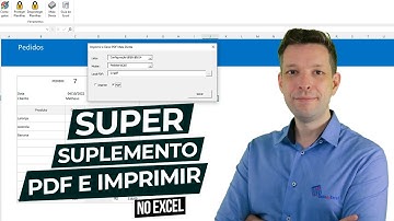 SUPER Suplemento Excel - Gerar PDF e Imprimir VBA FÁCIL em Lote