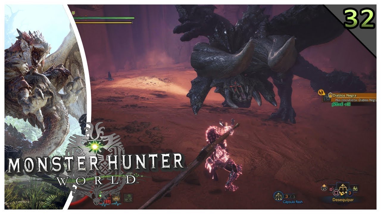 MONSTER HUNTER WORLD #32, LA DIABLOS NEGRA