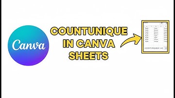 How to Use COUNTUNIQUE Function in Canva Sheets