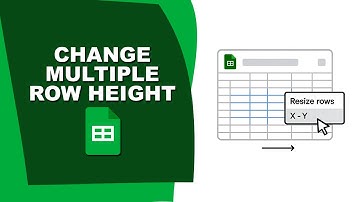 how to change multiple row height in google sheets