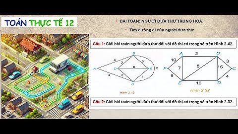 🔍🚴📬 TOÁN THỰC TẾ 12 | BÀI TOÁN NGƯỜI ĐƯA THƯ TRUNG HOA | Tìm Đường Đi Ngắn Nhất🚴📬