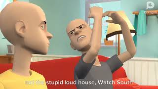 Classic Caillou throws a tantrum over South Park and gets grounded