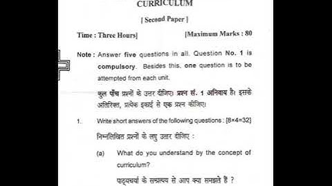 B.Ed (3rd semester)/#theoretical foundation of curriculum/# lucknow university