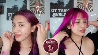 Dyeing my hair MAGENTA PINK *to feel something new lol* FT. Tintedph