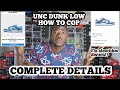 Nike Dunk low UNC will be a PROBLEM! Complete Details on Finishline/JD & FLX APP Algorithm Switch!