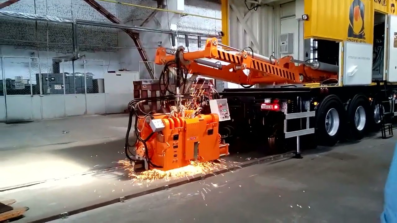 Flash Butt Welding Complex KCM005 undergoing acceptance tests