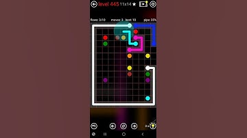 How To Solve Flow Free 11x14 Mega Mania Pack Level 445 Board Walk Through Solution Walkthrough