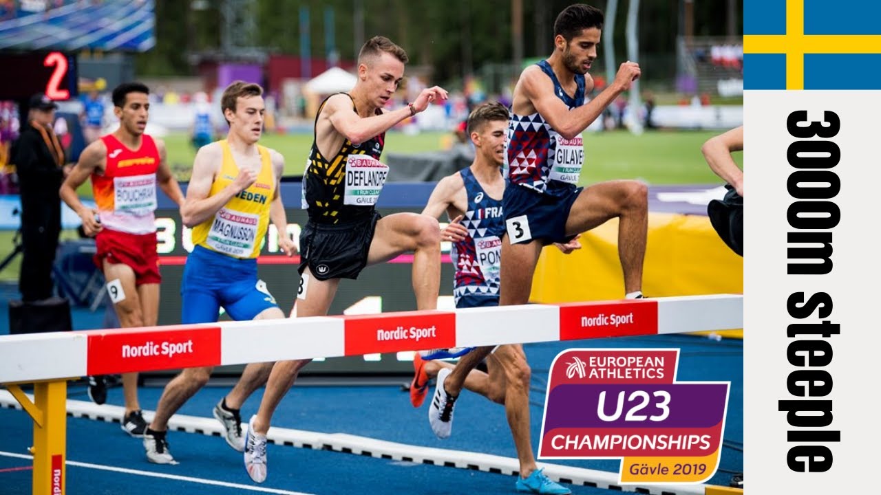 U23 European Championships Gävle - Men's 3000m SC final - YouTube