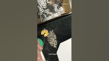 fix metal hardwares on handbag. #sewing #bags #business  #workshop #diy #handmade #kaishibagfactory