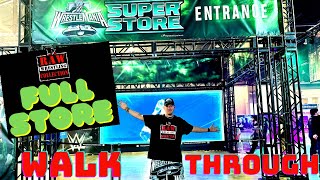 WWE WRESTLEMANIA XL 2024 | SUPERSTORE FULL WALKTHROUGH | PHILADELPHIA PA|