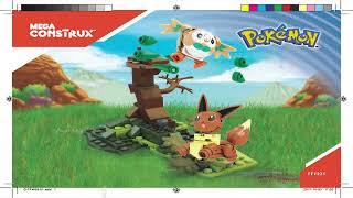 Mega Construx Instructions | Pokemon | FPM08 | Rowlet Vs. Eevee