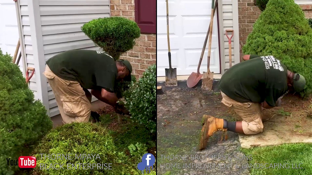 Forks Twp Landscaping Job YouTube