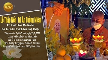 Xúc Động Trong Đêm Tưởng Niệm Cố Thức Xoa Ma Na Ni - Bồ Tát Giới Thích Nữ Huệ Thiện