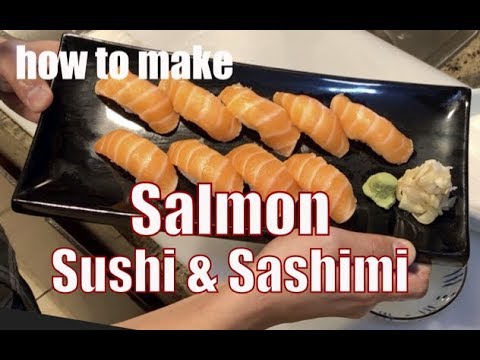 Video: Sushi Na May Salmon