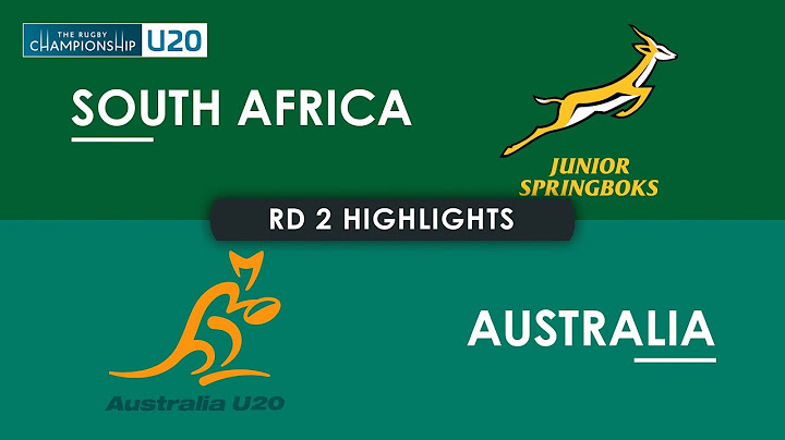 HIGHLIGHTS | SOUTH AFRICA v AUSTRALIA | The Rugby Championship U20 2025 | Round 2