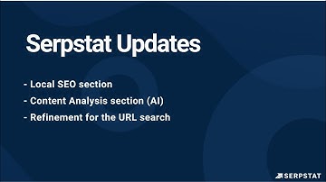 Serpstat Updates 08/18/2022: Local SEO Pack & 5 New Tools in Content Analysis Module