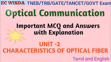 Optical Communication MCQ - Unit 2