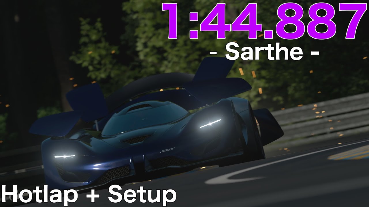 Gt Sport Srt Tomahawk X Vgt Sarthe Hotlap Setup Youtube