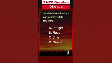 Part 3 - MCQ on Data Structures & Algorithm | DSA Interview Q&A