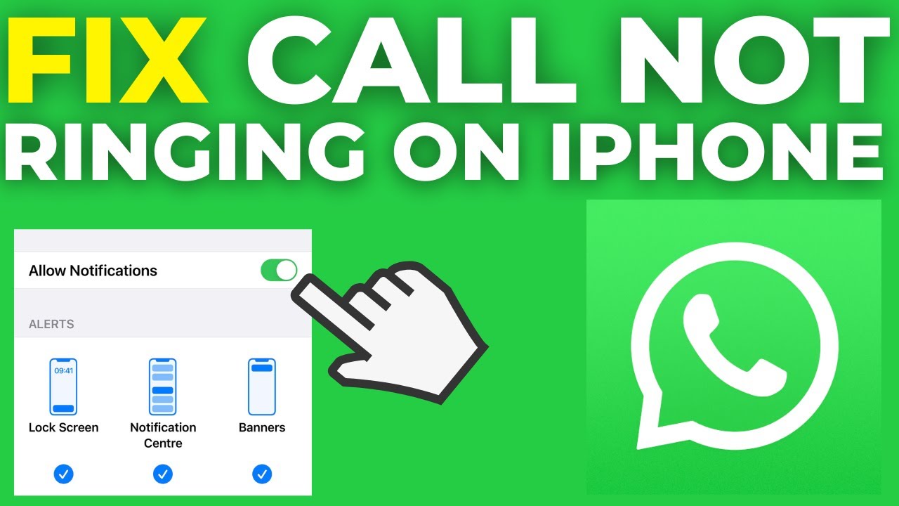 How to Fix Whatsapp Call Not Ringing - Android & Ios | Final Solution -  YouTube