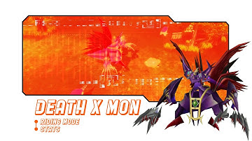 DMO Death-X-Mon/Dorumon (Dex) REBALANCED - General Stats - Riding Mode