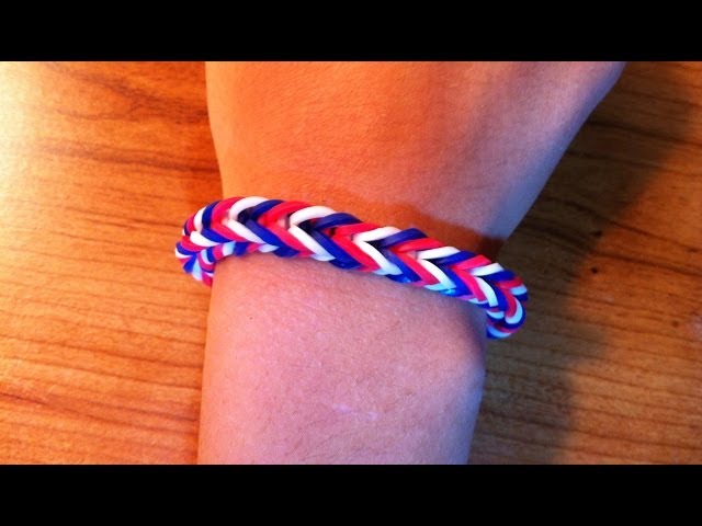 Amwrican Flag Rubber band bracelet loom Good Color Matching Fund