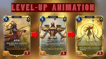 Azir level-up animation | Legends of Runeterra
