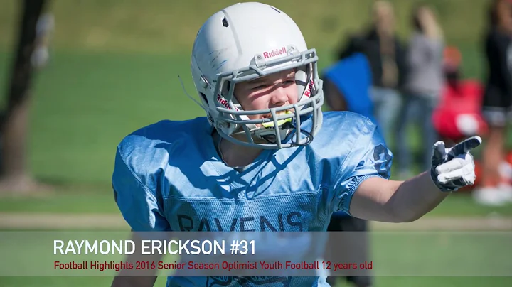 Big Youth Football Hits - 12 Year Old Linebacker R...