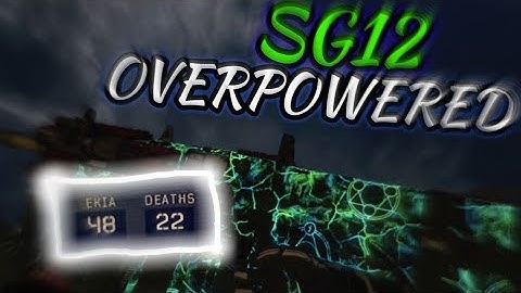 THE ONLY CLASS YOU NEED IN BO4..! (Overpowered SG12) Black Ops 4 Gameplay