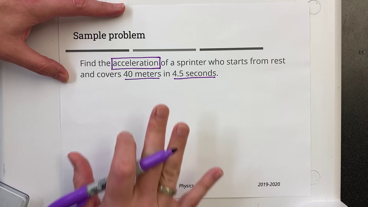 solve physics problems step by step