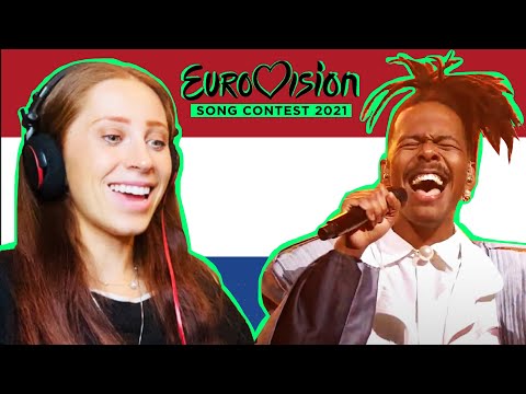 REACTING TO THE NETHERLAND'S SONG FOR EUROVISION 2021 // JEANGU MACROOY // BIRTH OF A NEW AGE