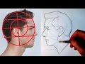 Head Proportions Part 2- Draw Faces in The Side View Art