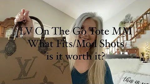 Louis Vuitton On the Go Tote MM-what fits/mod shots & is it worth it?