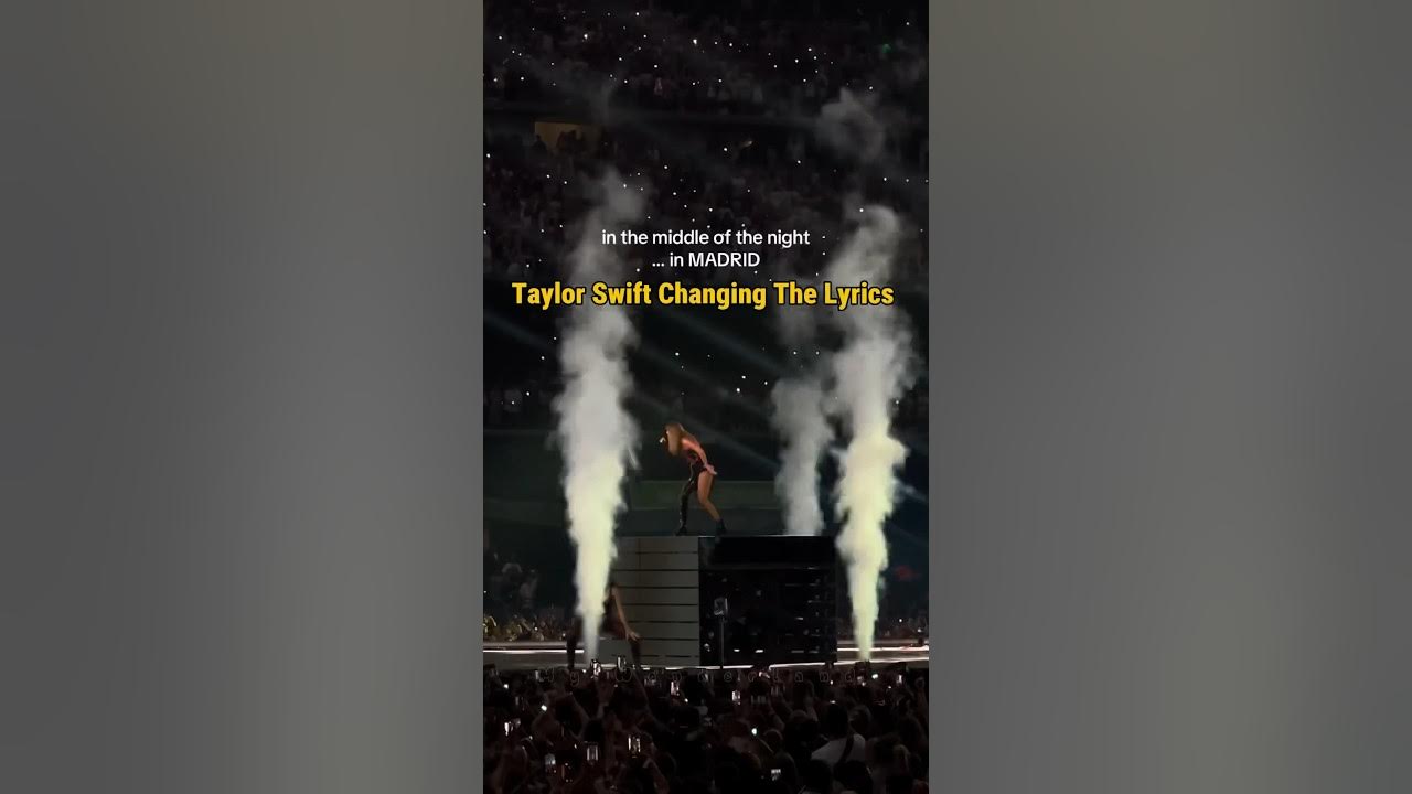 Taylor Swift Changing The Lyrics Of Ready For It Eras Tour Madrid! #taylorswift #shorts Taylor Swift Changing The Lyrics Of Ready For It Eras Tour Madrid! #taylorswift #shorts
