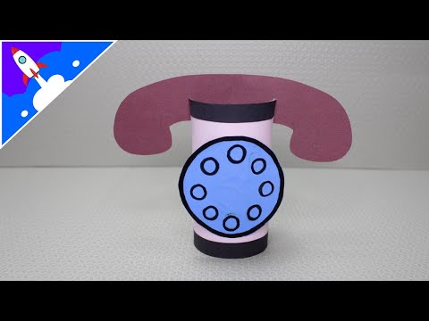 Vídeo: Como Fazer Um Telefone De Papel