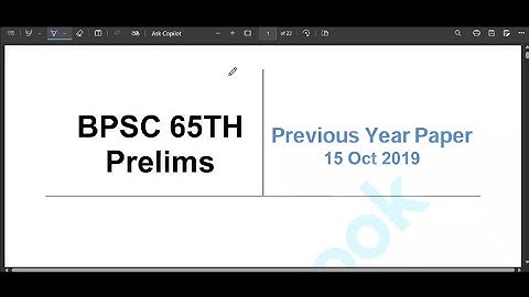 65th BPSC Prelims 2019 PYQ Discussion Part-1