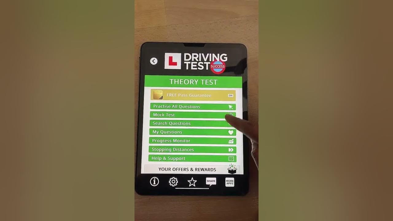 Excellent DVLA 4 in 1 theory test app to practice and pass YouTube