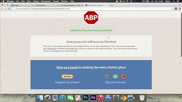 Install AdBlock for Chrome Windows