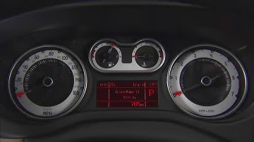 Trip Button - How to reset the trip button and switch the odometer on 2017 Fiat 500L